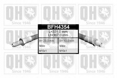 QUINTON HAZELL bfh4354 -  Тормозной шланг